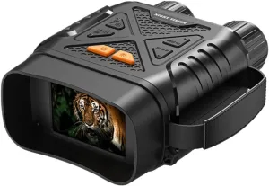 4K Full Color Night Vision Binoculars with Large Screen, Ultra HD Infrared Digital Telescope for Outdoor Use