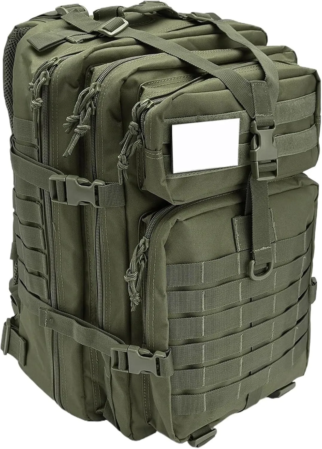 50L Tactical Backpacks Man Traveling Bags Survival Outdoor 3P Assault Pack EDC Molle Pack Hiking Trekking Hunting Bag(Green)