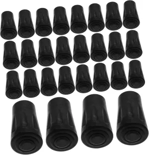 50pcs Hiking Pole Tips Trekking Stick for Enhanced Grip Shock-Absorbing Design for Outdoor Adventures and Indoor Use Compatible Carbon Trekking Poles