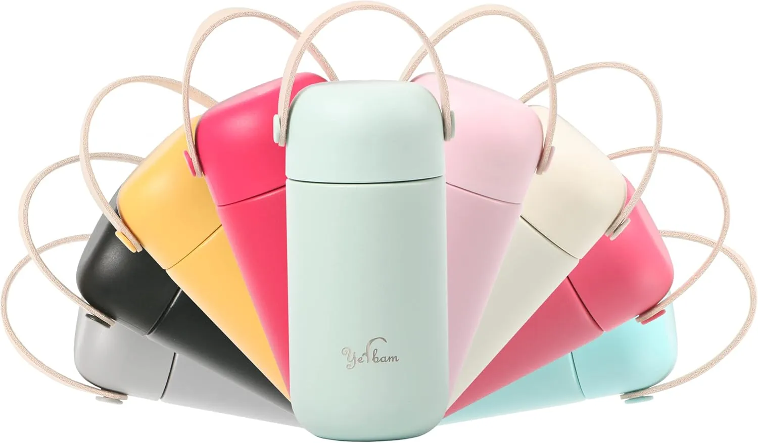 5.5oz Mini Tumbler Stainless Steel Vacuum Insulated Water Bottle Double Wall Thermos Flask Small Size BPA Free Leakproof (Gray-Pink Combo)