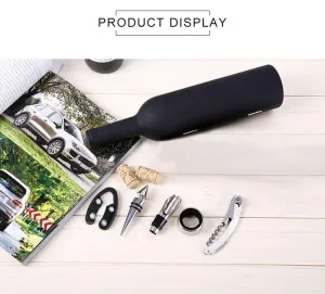 5Pcs Wine Bottle Corkscrew & Accessory Set on Sale