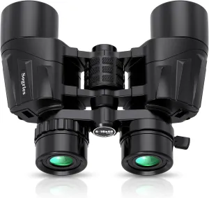 6-16x40 HD Zoom Binoculars for Adults, High Powered, Large View, BAK4 Prism, Waterproof, Clear Low Light Vision for Bird Watching,Hiking, Travel