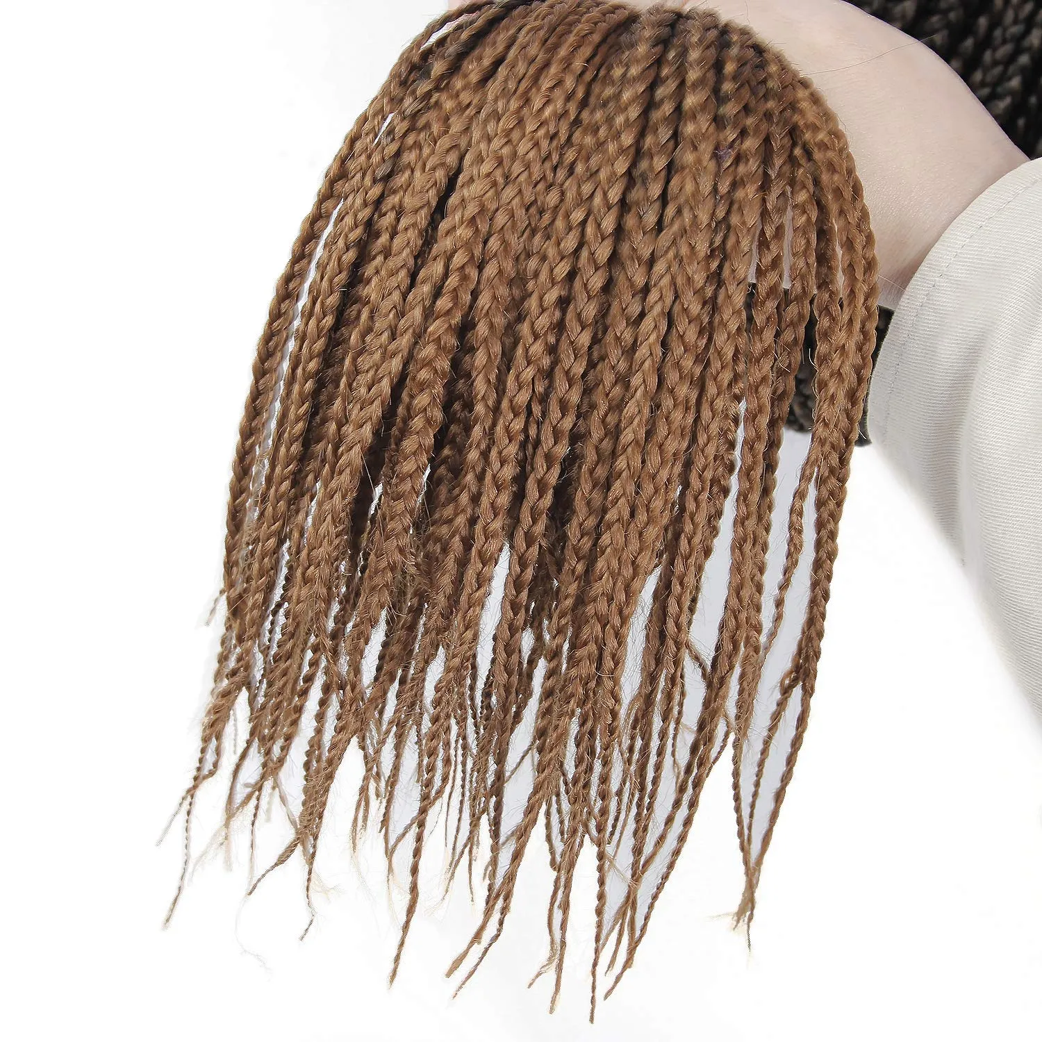 6 Packs Box Braids Crochet Hair Crochet Box Braids Pre-looped Synthetic Hair Crotchet Box Braids Hair 22 Inch (1B/30, 22inch) …