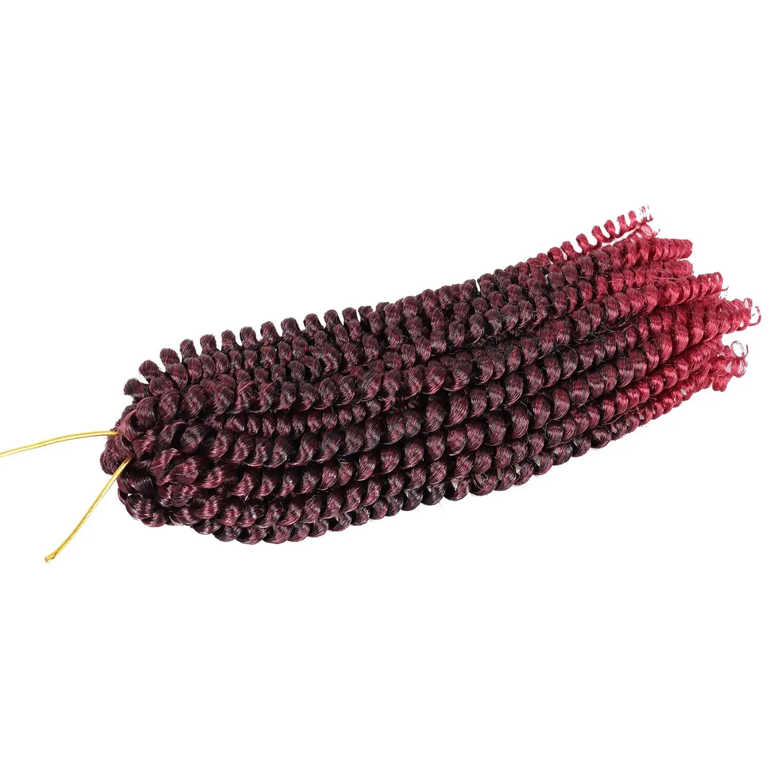 6 Packs Spring Twist Braiding Hair Spring Twists Bomb Twist Hair Synthetic Fiber Fluffy Twist Crochet Braids Low Temperature Twist Crochet Hair for Women Braiding Hair(10inch,T1B/BUG)
