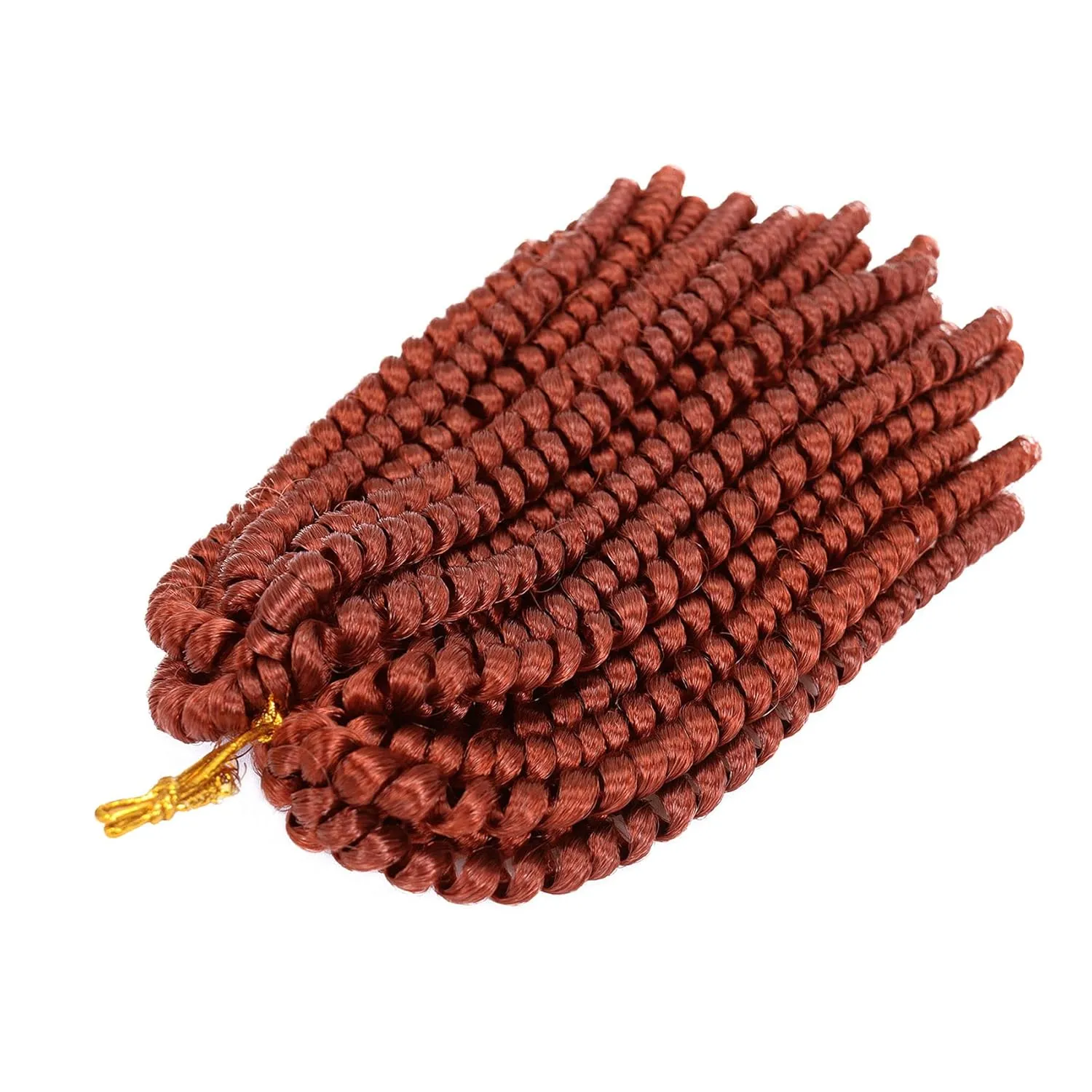 6 Packs Spring Twist Crochet Hair 8inch Spring Twists Bomb Twist Hair Synthetic Fiber Fluffy Twist Crochet Braids Low Temperature Spring Twist Braiding Hair for Women Hair Extension(8inch,350)