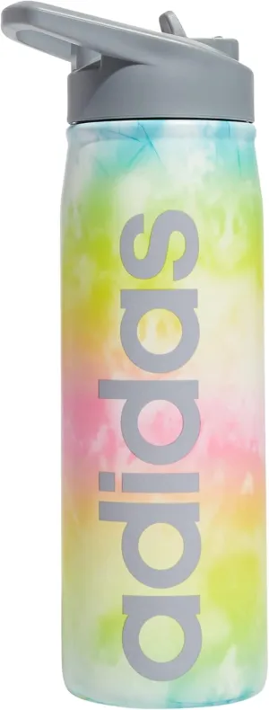 600 ML (20 oz) Straw Top Metal Water Bottle, Hot/Cold Double-Walled Insulated 18/8 Stainless Steel