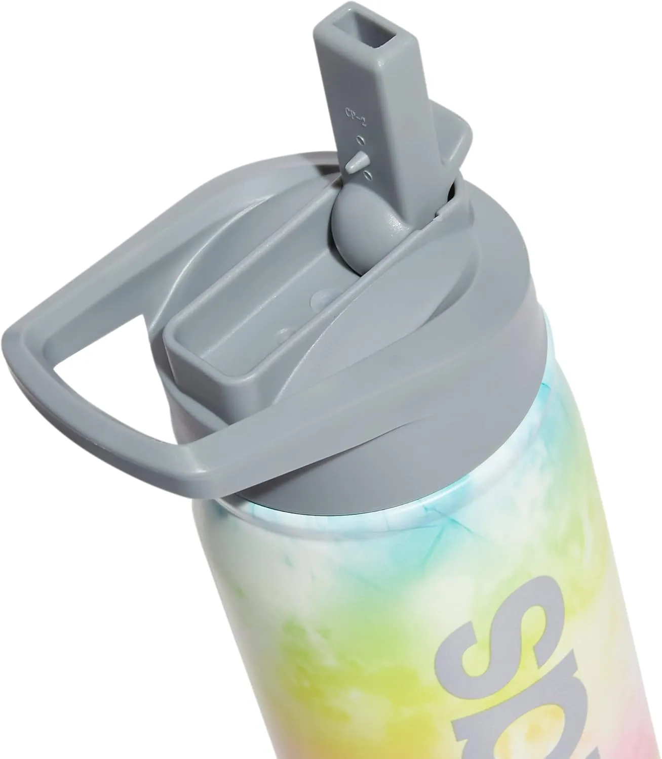 600 ML (20 oz) Straw Top Metal Water Bottle, Hot/Cold Double-Walled Insulated 18/8 Stainless Steel