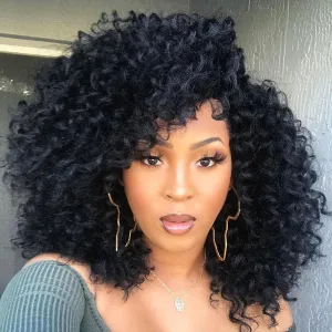 7 Packs Curly Crochet Hair for Black Women 10 Inch GOGO Curl Crochet Hair Deep Ocean Wave Crochet Hair Synthetic Bohemian Crochet Braids(10 inch, 1B)