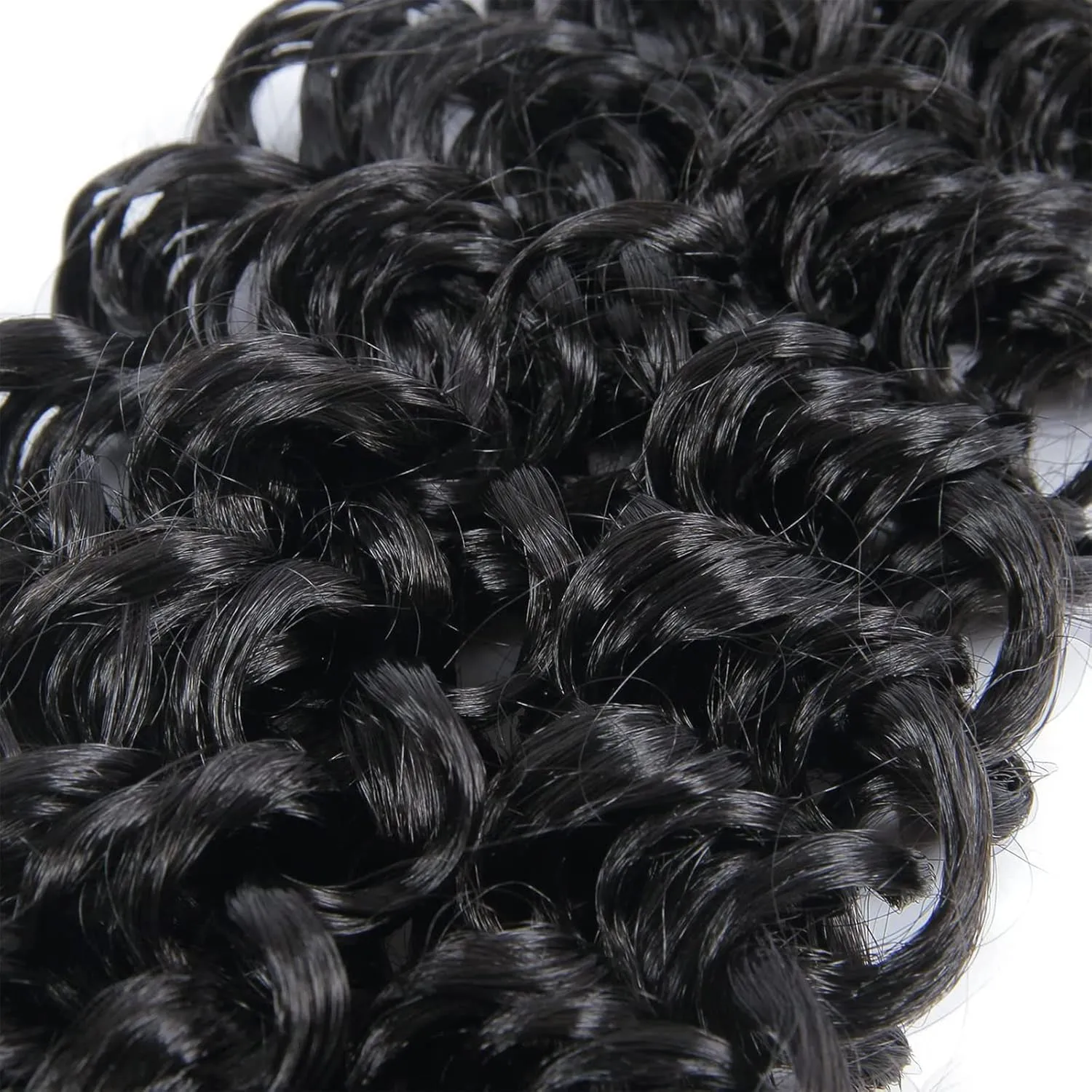 8 Packs Curly Crochet Hair GoGo Curl Crochet hair for Women Deep Wave Braiding hair,Synthetic Bohemian Crochet Braid Water Wave Crochet hair Extensions (12inch, 1B)