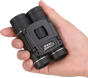 8x21 Mini Compact Pocket Binoculars, Lightweight Foldable Easy Focus Small Binoculars for Adults Kids Bird Watching,Opera Concert, Travel, Hiking, Outdoor Scenery, Football Game