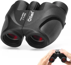8x25 Compact Binoculars, BAK-4 Prism 8.2° Wide-Angle View 21mm Eyepiece ED Lens, Black