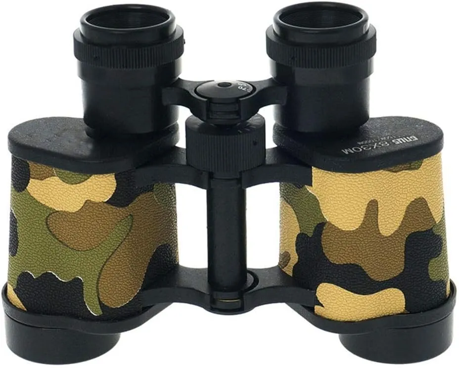 8X30 Binoculars Low Light Level Night Vision Telescope for Hunting Fishing Camping/Easy Carrying BKA4 Black Camouflage Color (Color : Camouflage)