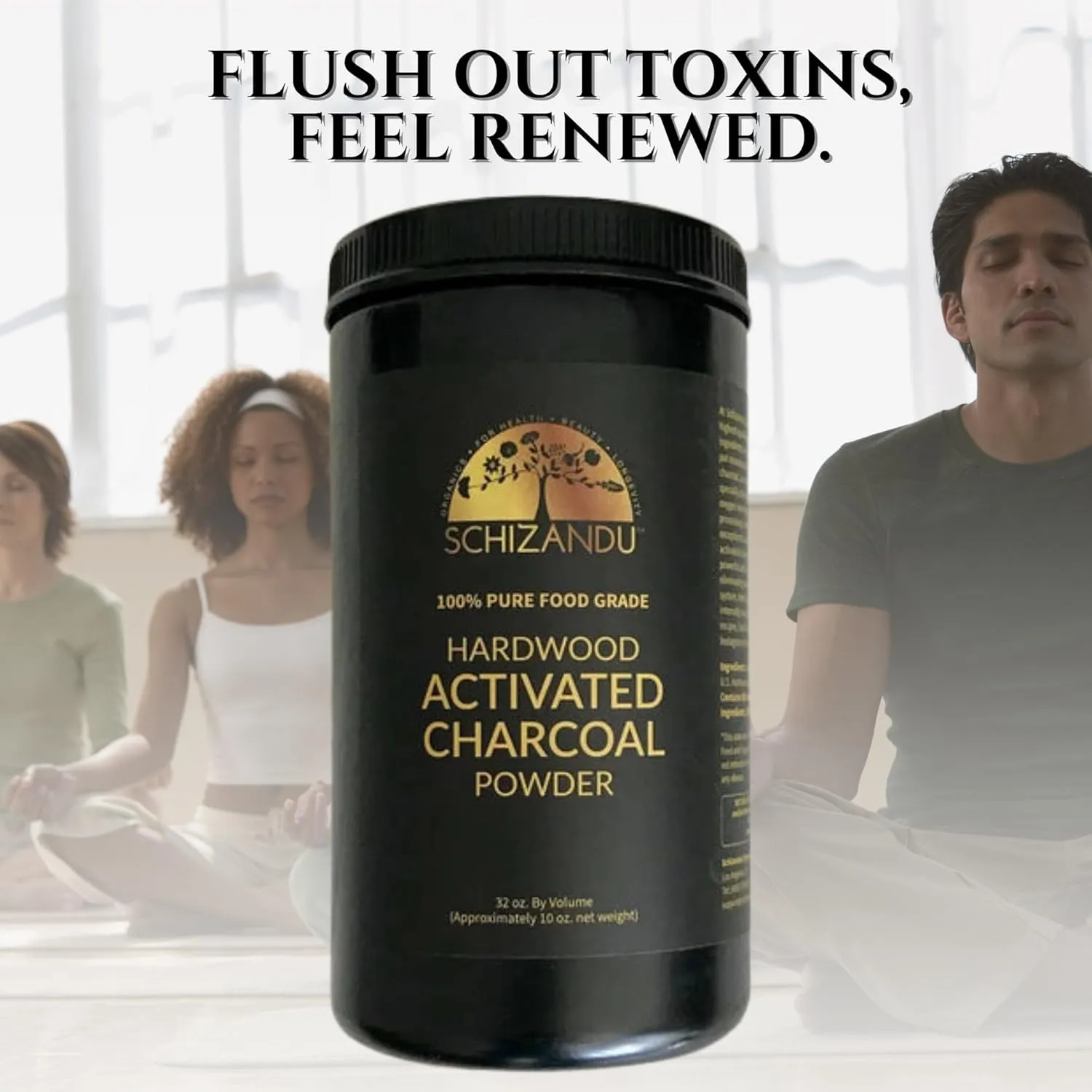 Activated Hardwood Charcoal Powder | Supports Skin, Body, Oral Health, Teeth Whitening | Dietary Supplement