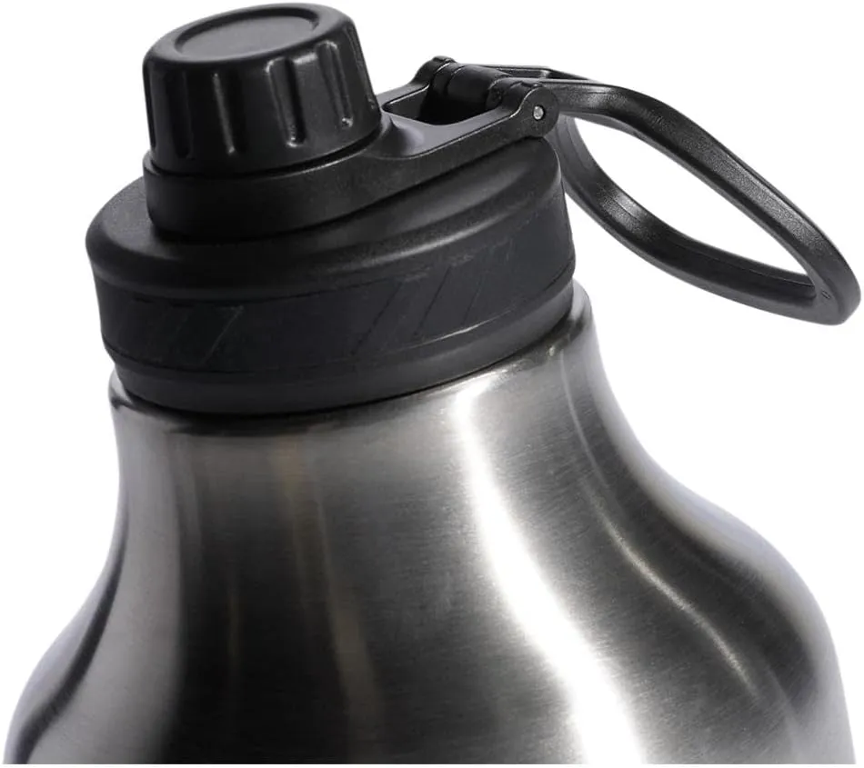 adidas 2 Liter (62 Oz) Metal Water Bottle, Hot/Cold Double-Walled Insulated 18/8 Stainless Steel