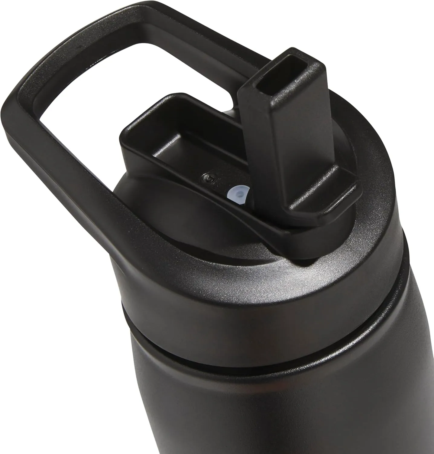 adidas 600 ML (20 oz) Straw Top Metal Water Bottle, Hot/Cold Double-Walled Insulated 18/8 Stainless Steel