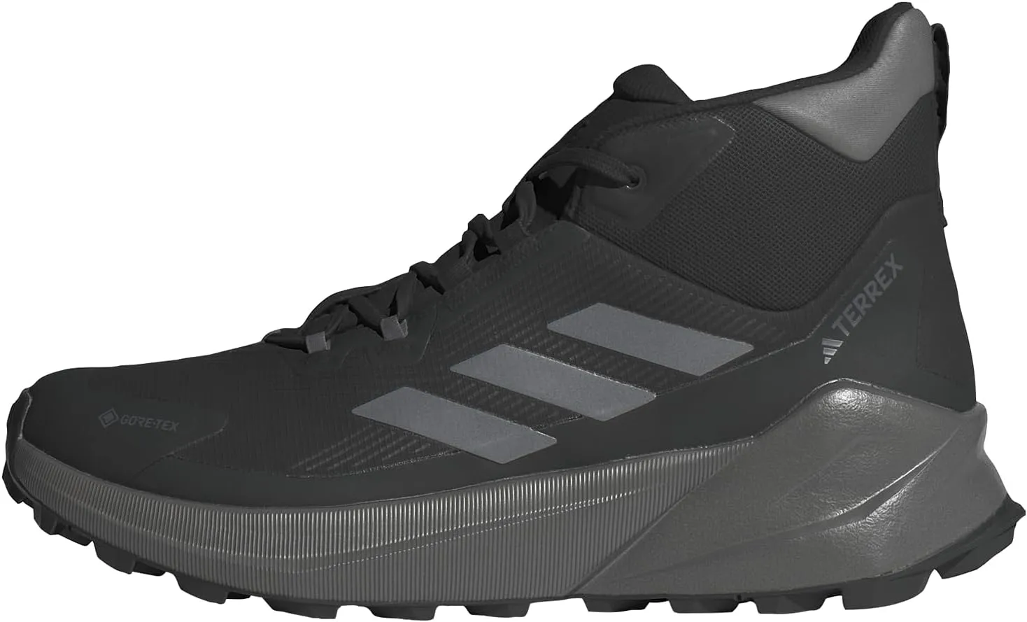 Adidas NJB86 Men's Trekking Shoes, Trails Maker, 2.0 Midcut, Gore-Tex Hiking, Core Black/Carbon/Gray Four (IE9062), 26.0 cm