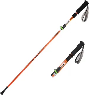 Adjustable 7075 Aluminum Trekking Poles, Hiking Walking Sticks with Quick Lock System, Telescopic, Collapsible, Ultralight for Hiking, Walking, Campin