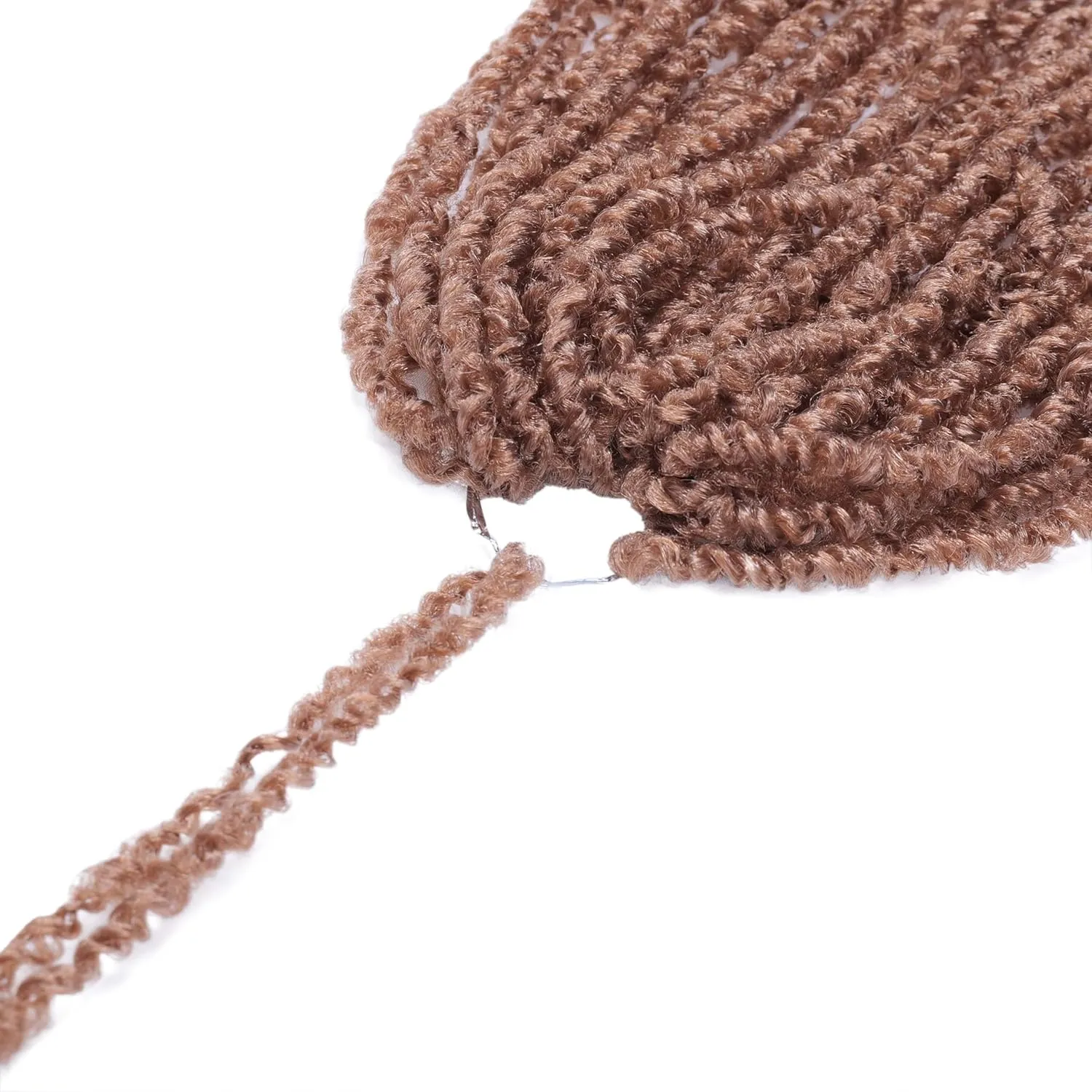 Aipin Pre-Twisted Passion Twist Hair mini Yanky Passion Twist Crochet Hair(18 nch 8Pack 27#)