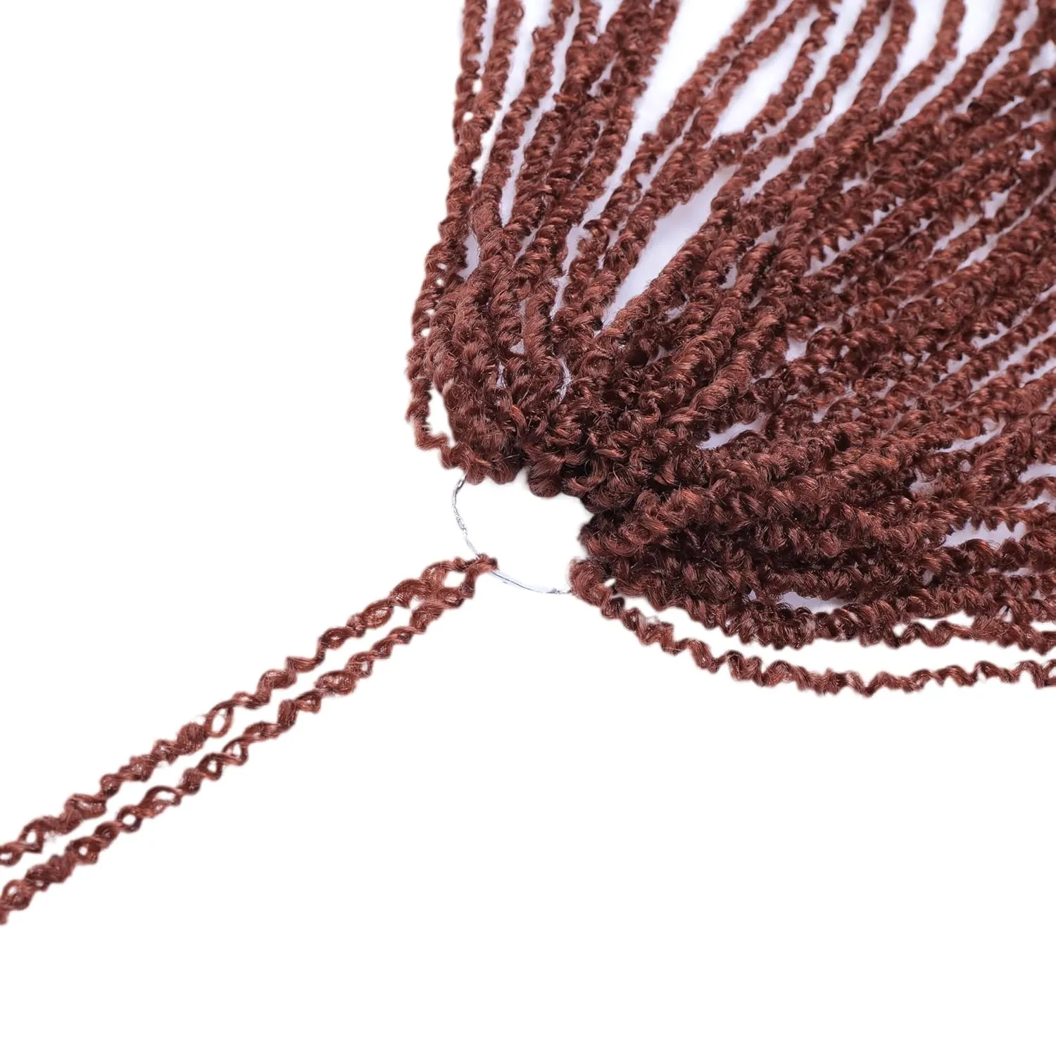 Aipin Pre-Twisted Passion Twist Hair mini Yanky Passion Twist Crochet Hair(18 nch 8Pack 30#)