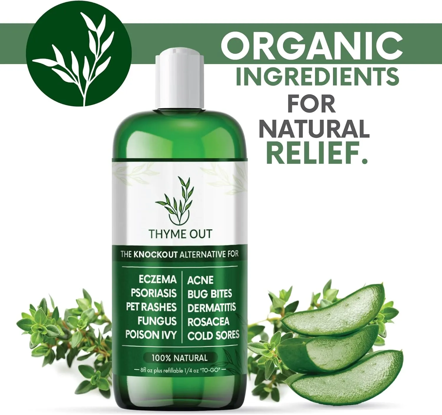 All Natural Eczema Treatment- Psoriasis Treatment - an All-in-One Solution for Acne, Dermatitis, Rosacea, Cold Sores, Pet Rashes, Bug Bites, and Poison Ivy - Anti-Itch Spray for Itchy Skin Relief