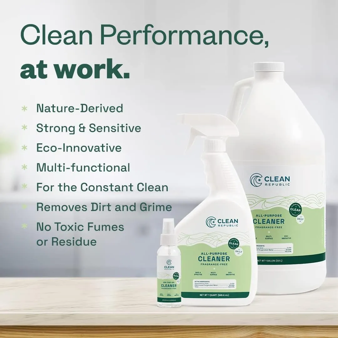 All-Purpose Cleaner, Daily Use Cleaning Spray for Kitchens, Bathrooms, and More, 32 Fluid Ounce Bottle, 2-Pack