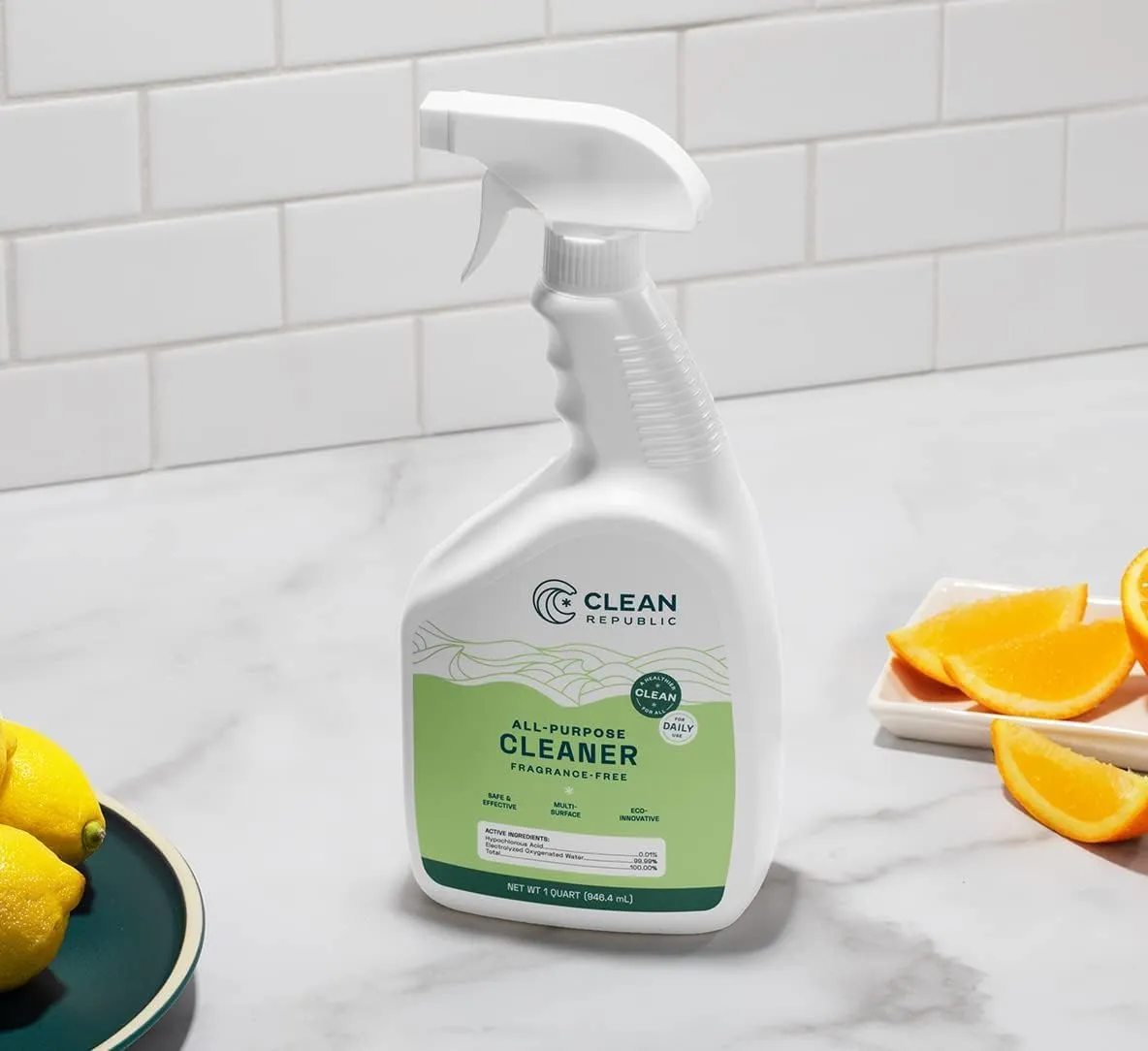 All-Purpose Cleaner, Daily Use Cleaning Spray for Kitchens, Bathrooms, and More, 32 Fluid Ounce Bottle, 2-Pack