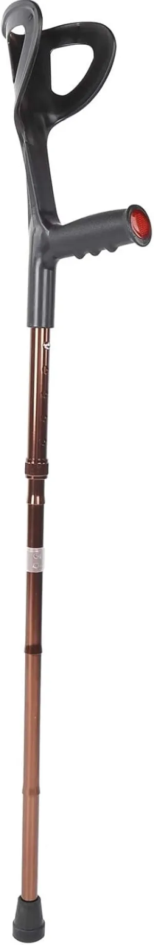 Alpenstock with Curved Handle High‑Strength Adjustable Non‑Slip Trekking Poles Outdoor Walking Stick, Ultra-Lightweight Climbing Stick for Camping, Mountaineering, Backpacking, Trekking