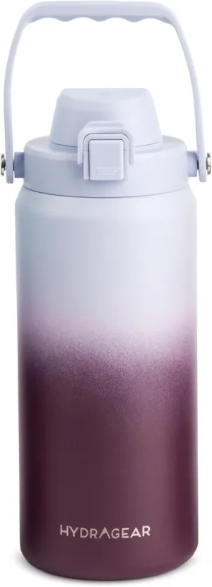 Alpine Insulated Stainless Steel Bottle with Leak-Proof Flip Lid - 40 Oz - Twedia Ombre