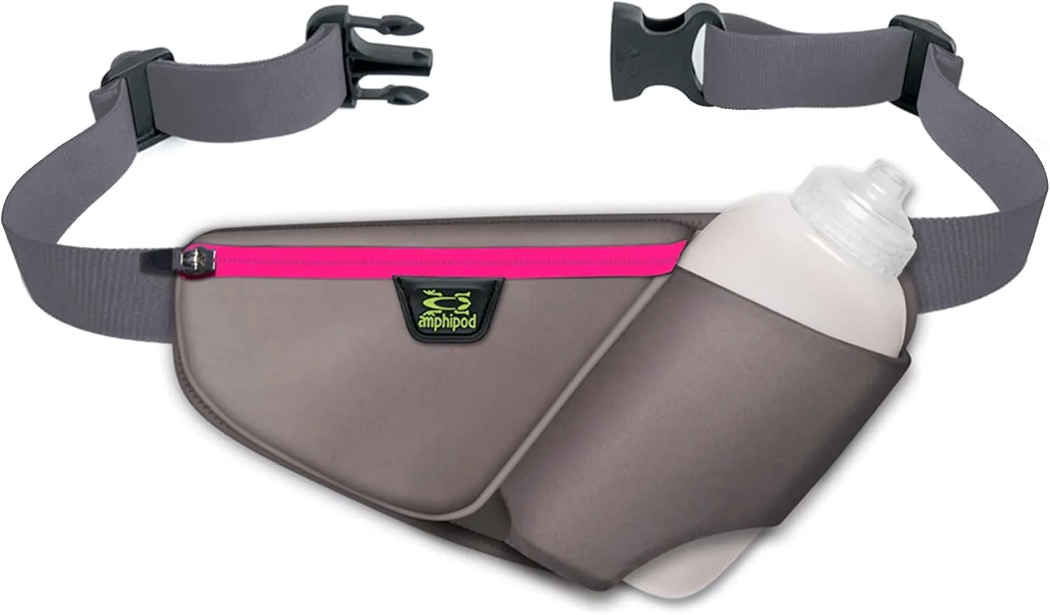 Amphipod High Five-K Bottle Pack, Runners Hydration Waist Belt for 5K/10K, Ultra Running & Walking, Men & Women