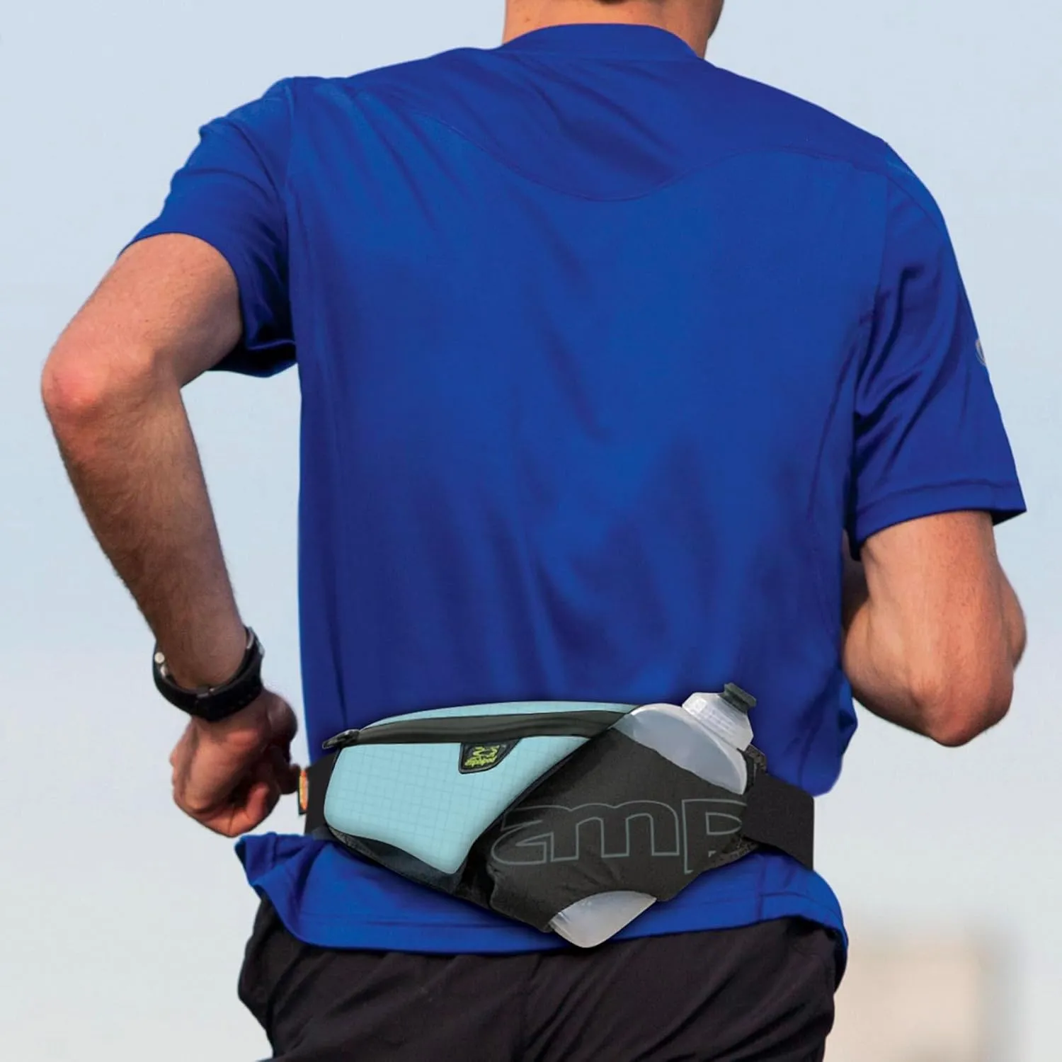 Amphipod High Five-K Bottle Pack, Runners Hydration Waist Belt for 5K/10K, Ultra Running & Walking, Men & Women