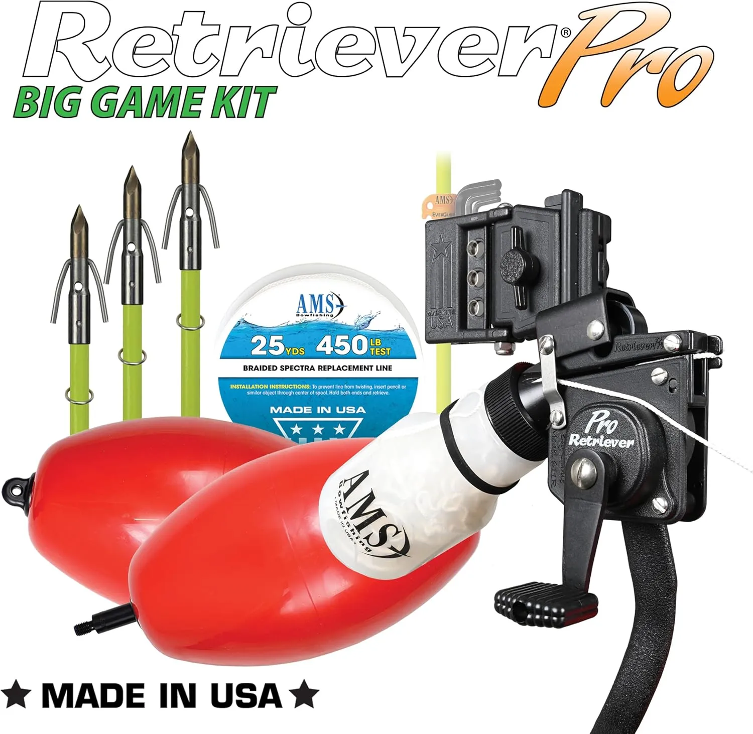 AMS Bowfishing Big Game Kit - Made in The USA