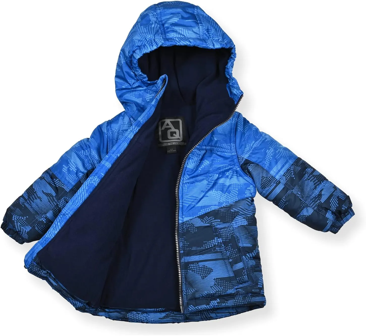 Arctic Quest Boys Windproof Water Resistant Insulated Hooded Warm Winter Snow And Ski Jacket Outdoor Coat