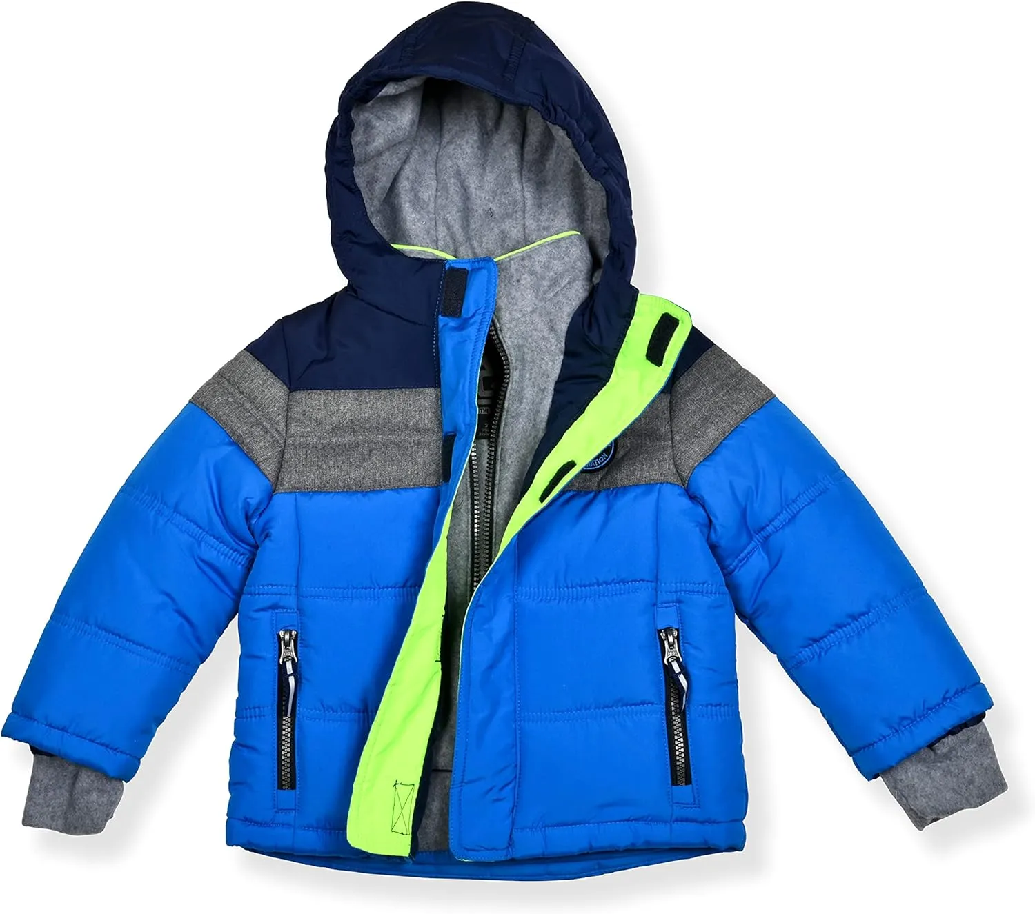 Arctic Quest Boys Windproof Water Resistant Insulated Hooded Warm Winter Snow And Ski Jacket Outdoor Coat