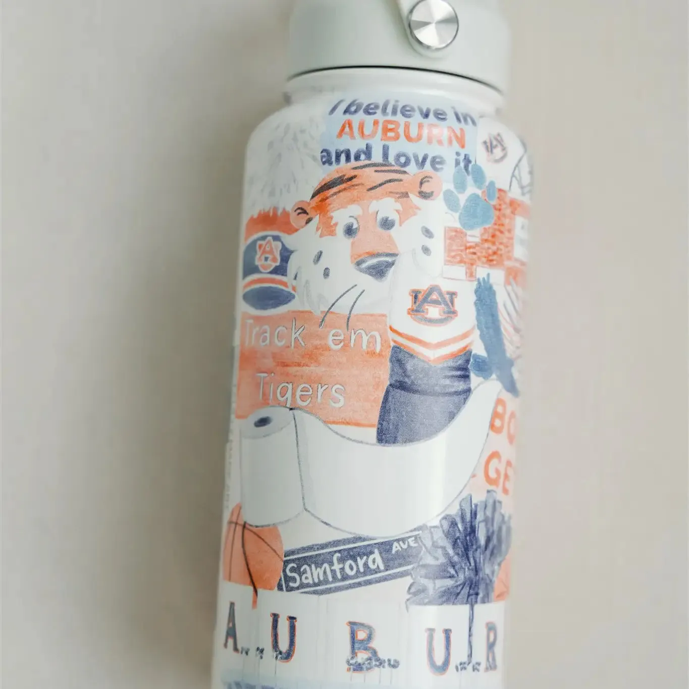 Auburn University 32oz Insulated Water Bottle