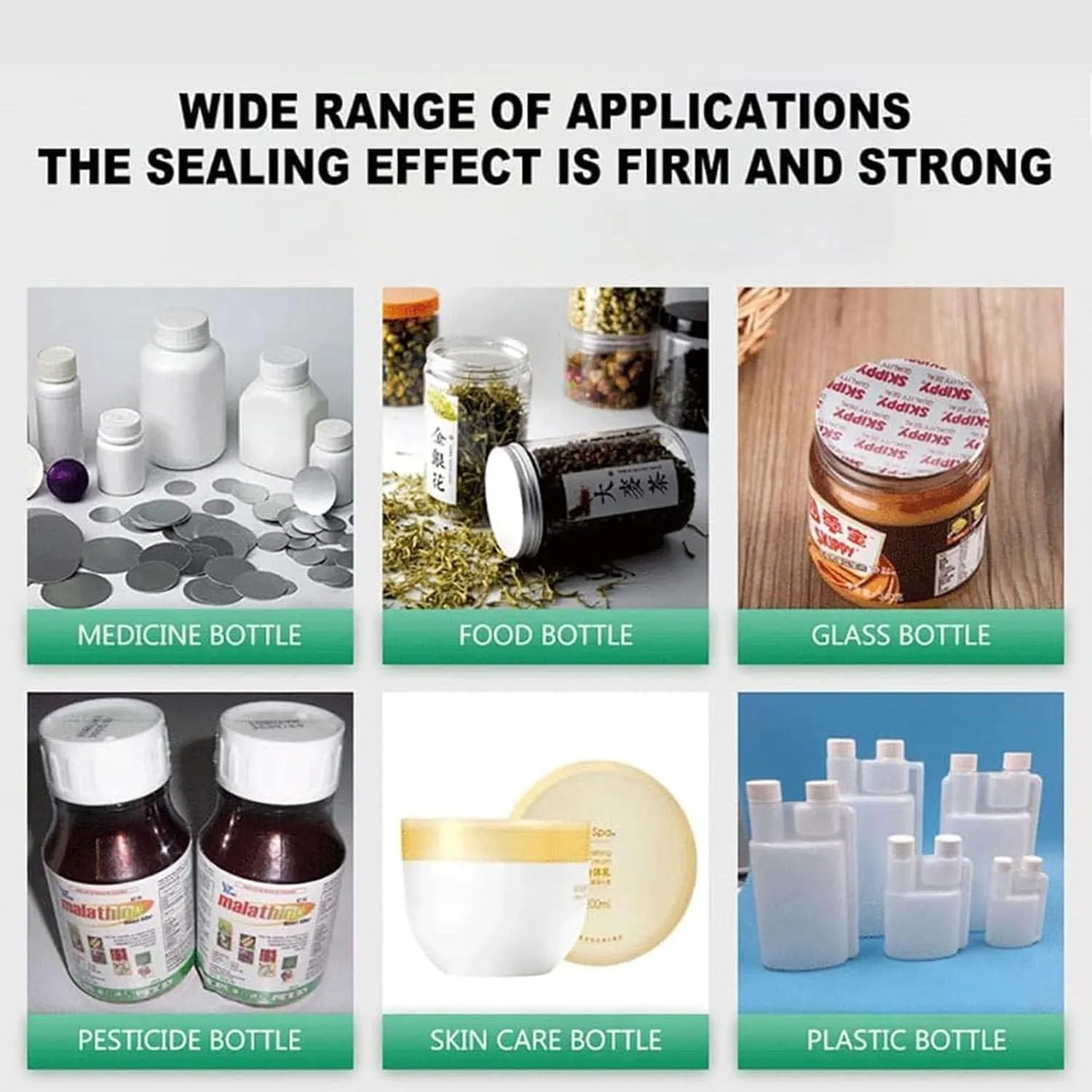 Automatic Aluminum Foil Sealing Machine Continuous Electromagnetic Induction Band Bag Sealer Plastic Bottle Cap Sealer Auto Continuous Sealing Machine (60mm 110V)