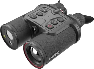 B50-640 LRF Thermal Binoculars for Hunting， Infrared Heat Night Vision with 50mm Focal Length, 640×480 pix @ < 30 mK NETD Sensor, LRF with 600m Accuracy, OLED High-Definition Display