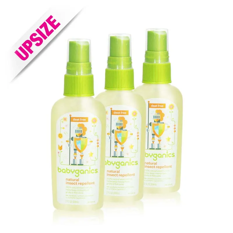 Babyganics Natural Insect Repellent 59mlx3pcs