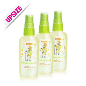 Babyganics Natural Insect Repellent 59mlx3pcs