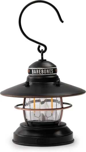 Barebones Edison Mini Vintage Adjustable LED Compact Outdoor Lantern - Essential Gear for Camping, Hiking, Fishing, Tents and Outdoor Adventures