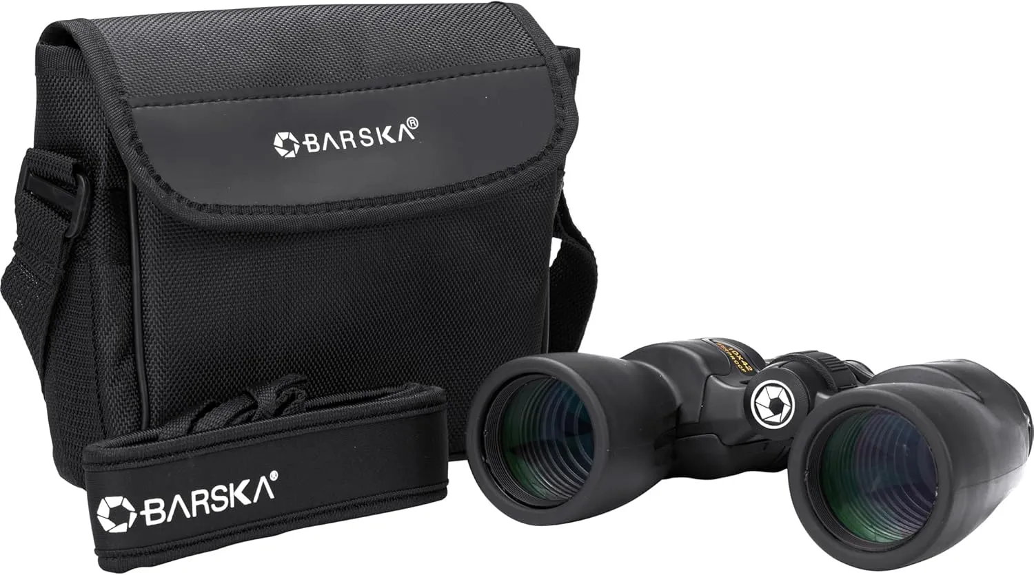 BARSKA AB13502 Crossover 10x42 Waterproof Binoculars for Sports, Boating, Theater, Hunting, etc, Black, One Size