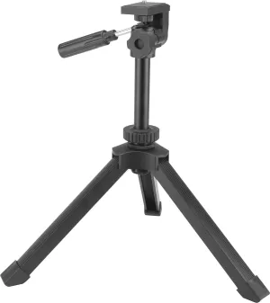 BARSKA AF13270 Heavy Duty Table Top Tripod for Cameras, Binoculars, Spotting Scopes, and More, Black, One Size, Adjustable Height Min-Max: 10.25" - 14"