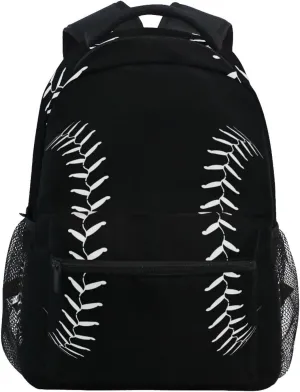 Baseball Sport Softball Backpack Girls Boys Elementary Middle School Backpack Bookbag for Girls Boys Kids Teen Back to School Book Bag Gifts for 2nd 3rd 4th 5th 6th Grade Students