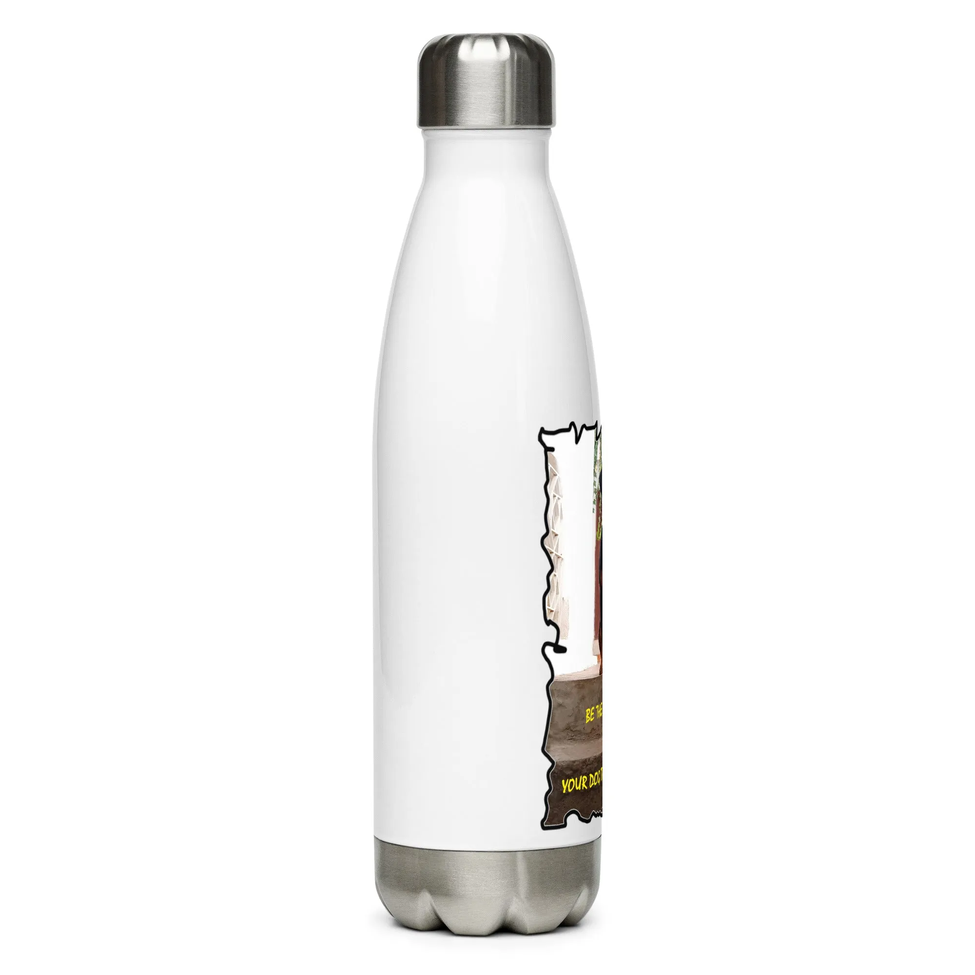 Be the person your dog thinks you are Stainless steel water bottle