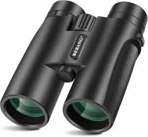 BEBANG Binoculars for Adults 10x42 High Powered Waterproof Binoculars for Bird Watching, Hunting, Travel, Stargazing, Sports, Wildlife, Bright and Clear Range of View