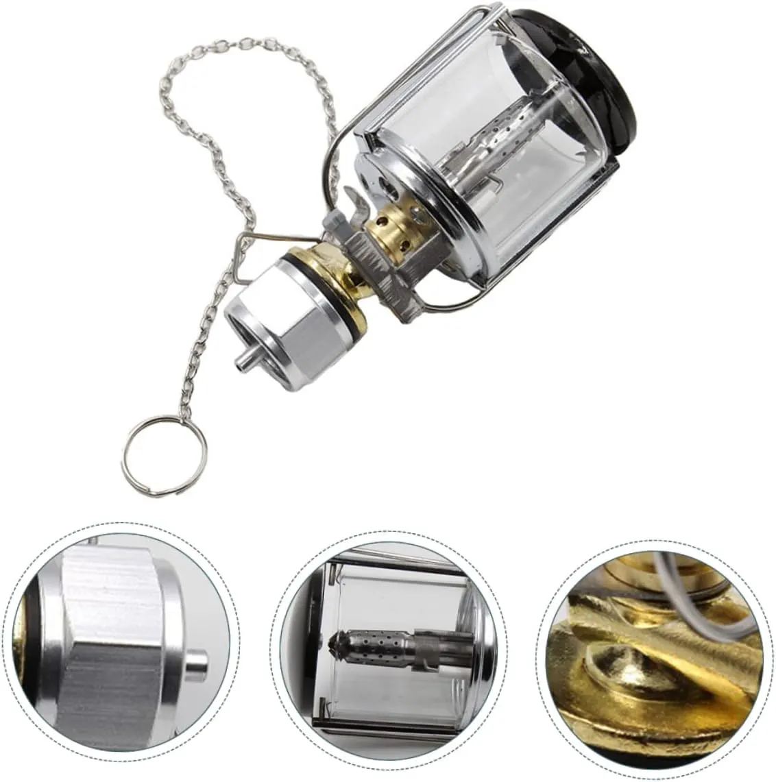 BESPORTBLE 2 Sets Propane Lantern Outdoor Camping Lamp Gas Light for Camping Illumination Tool