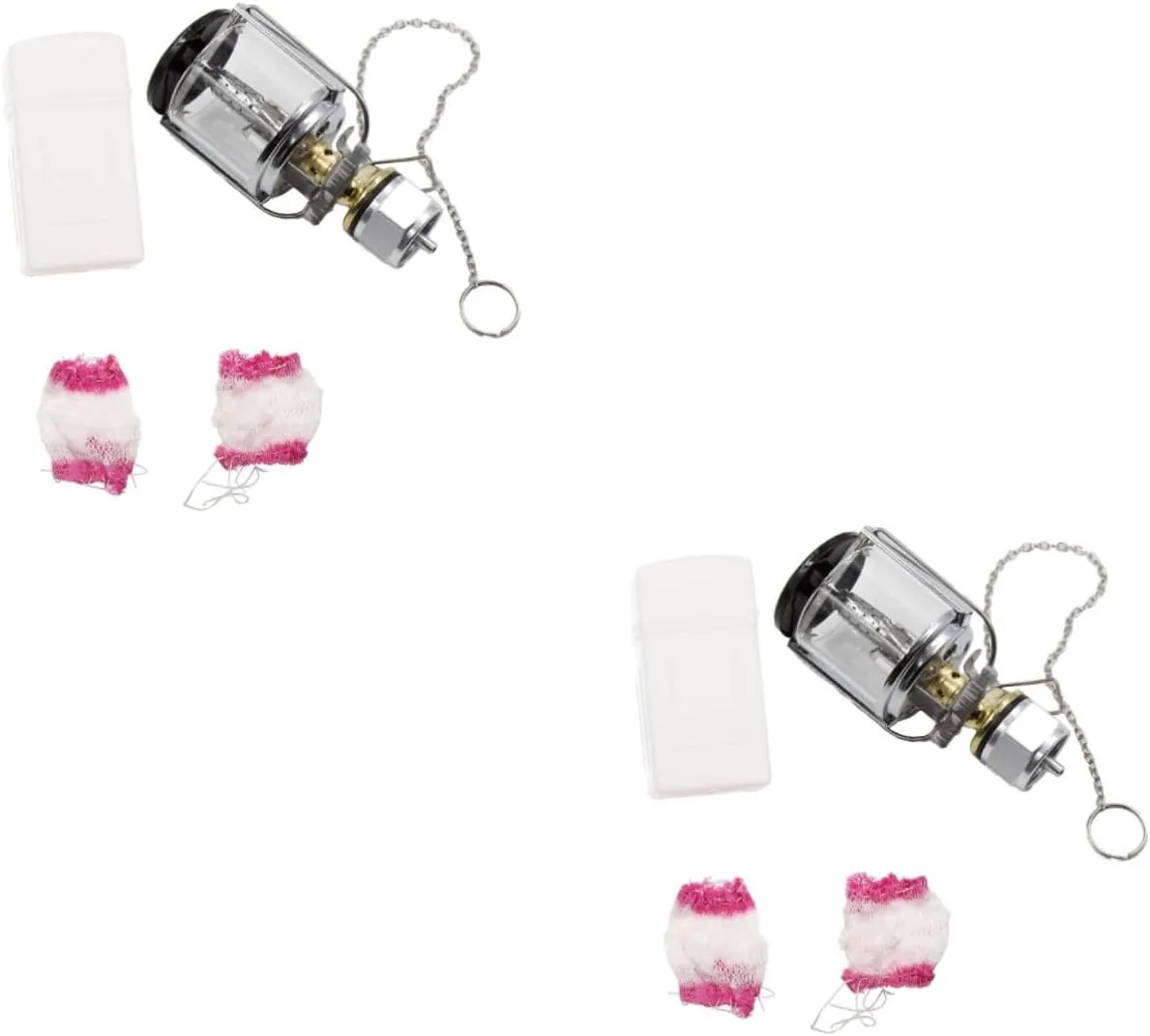 BESPORTBLE 2 Sets Propane Lantern Outdoor Camping Lamp Gas Light for Camping Illumination Tool