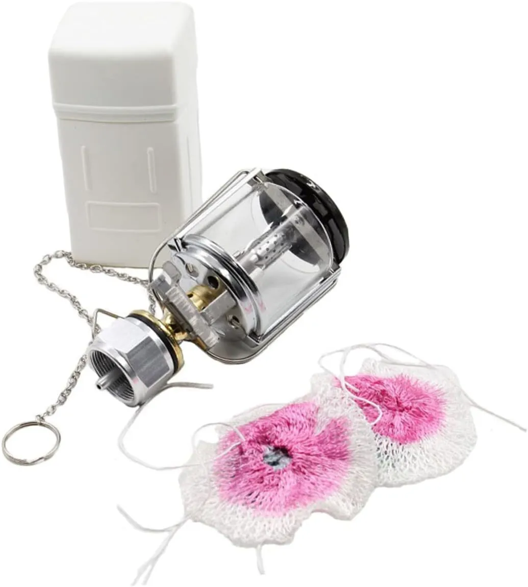 BESPORTBLE 2 Sets Propane Lantern Outdoor Camping Lamp Gas Light for Camping Illumination Tool
