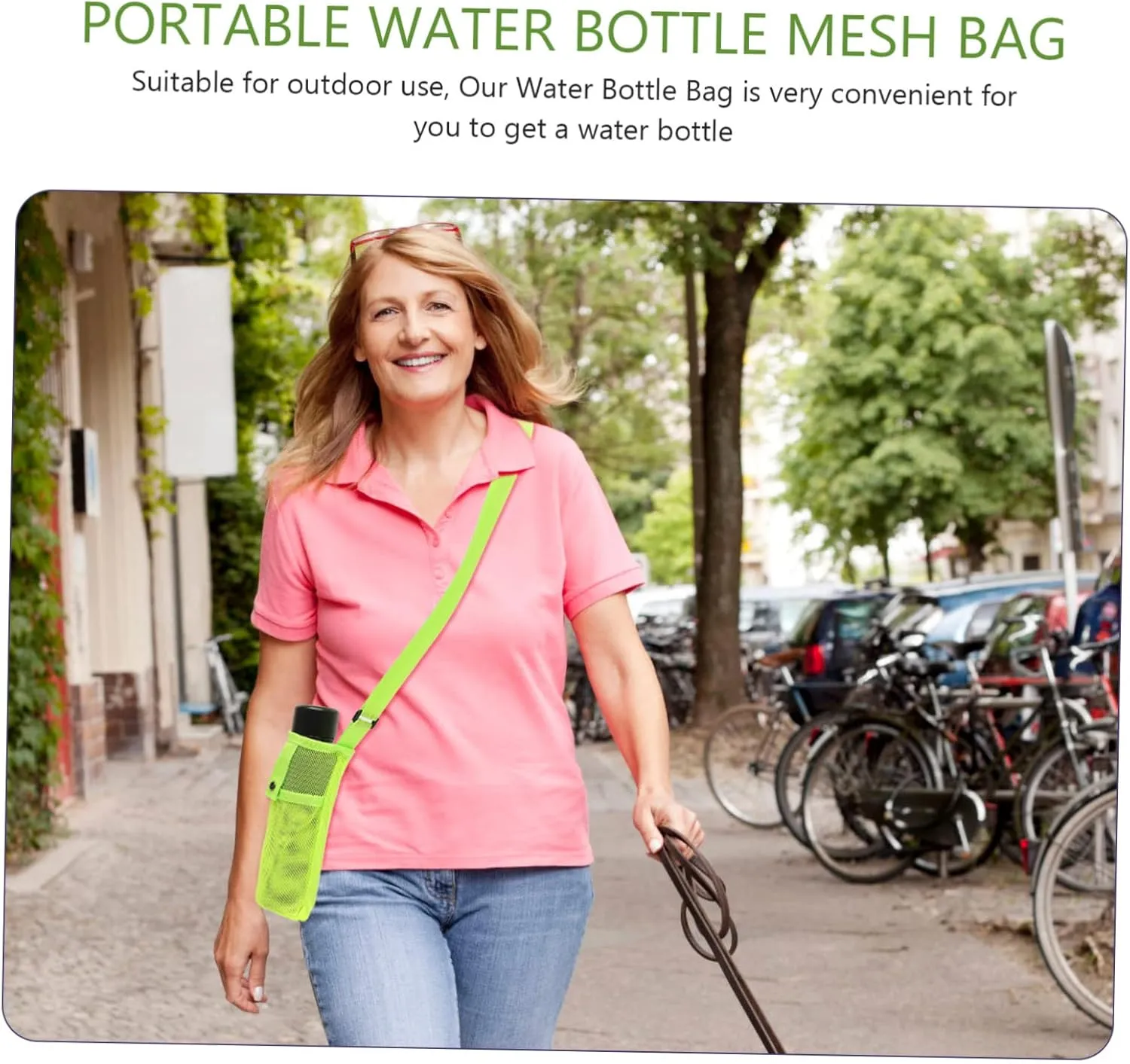 BESPORTBLE Water Cup Storage Bag Water Bottle Sling Carrier Litre Portable Waterbottle Clear Water Bottle Water