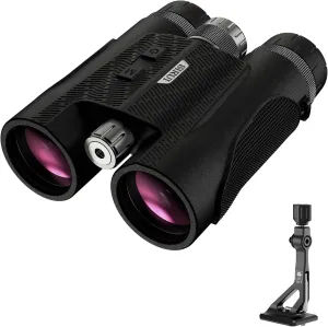 Beyond HD 10x42 ED Laser Rangefinder Binoculars with Tripod Adpater BA-2, 2000 Yards Rangefinding, Fog & Waterproof, Fully Multicoated, Rubber Armored, HCD/Los/Angle/Scan Mode