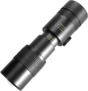 Binoculars 10-300×40 Telescope High Zoom Monocular Pocket Binoculars for Camping Hunting Night Vision Scope(Monocular) (Monocular)